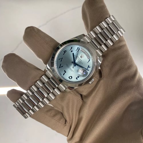 ساعة رولكس ارقام عربية - Rolex Day-Date Arabic Edi...
