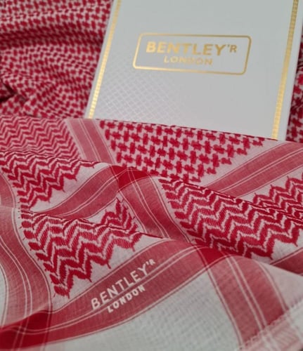 شماغ بنتلي أحمر Bentley B13