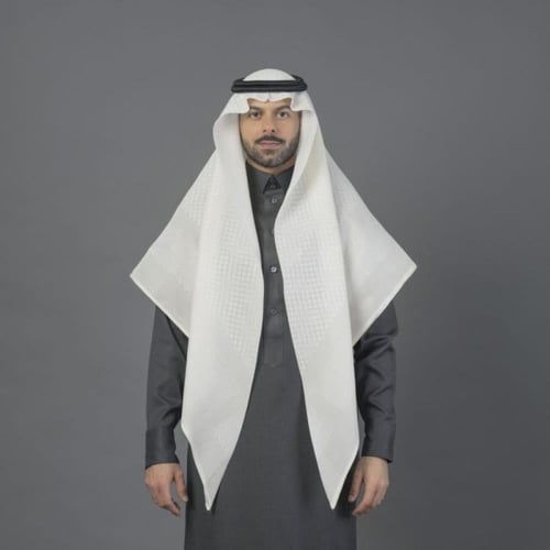 شماغ البسام كريمي