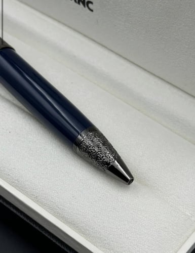 قلم مونت بلانك- ريشه أزرق