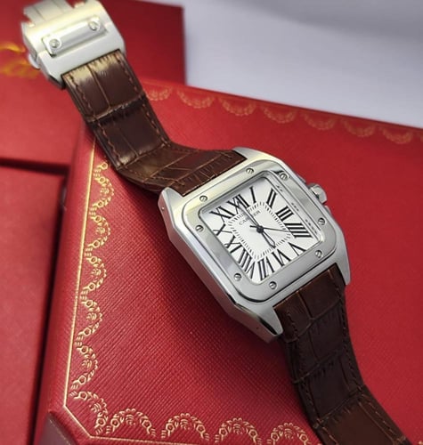 ساعة كارتير جلد