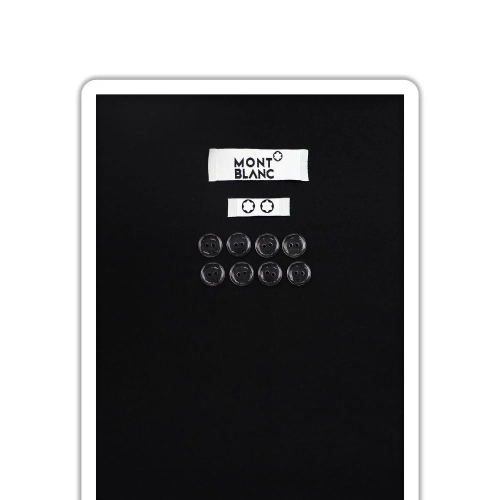 قماش شتوي ماركة مونت بلانك أسود D6