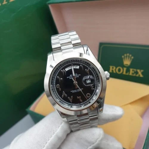ساعة رولكس ارقام عربية - Rolex Day-Date Arabic Edi...