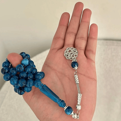 سبحة بكلايت سماوي مخلوط