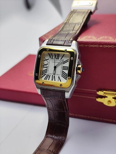 ساعة كارتير جلد