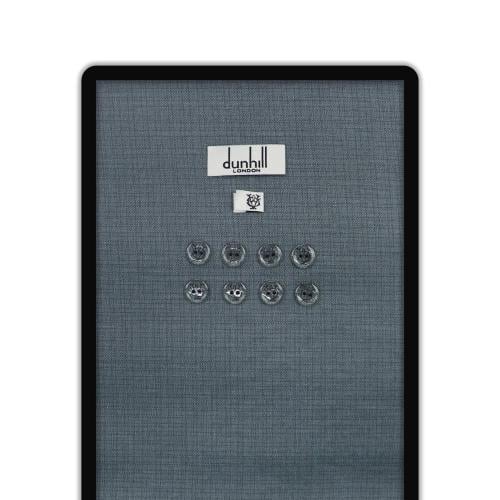 قماش شتوي ماركة دنهل فضي مقلم A1