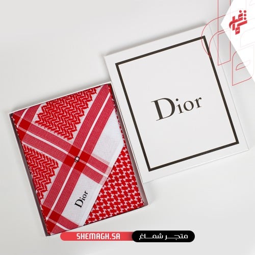 شماغ ديور أحمر 2025