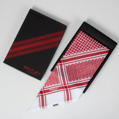 شماغ بنتلي BENTLEY أحمر المميز 2025