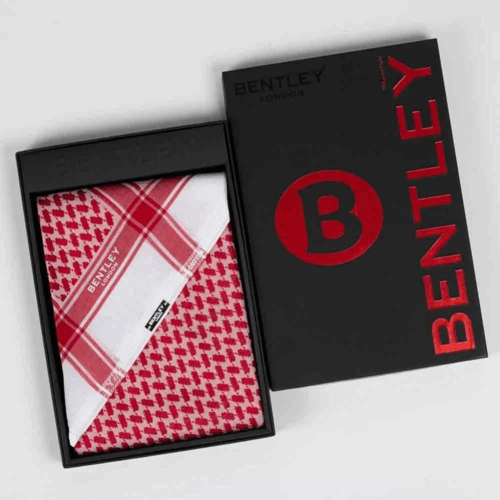 شماغ بنتلي احمر العقيق ليزر أصدار خاص