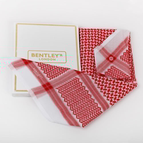 شماغ بنتلي أحمر Bentley B13