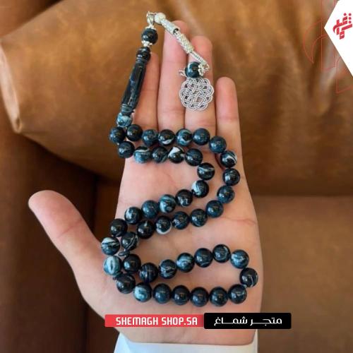 سبحة بكلايت اسود مخلوط