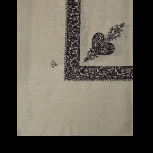 شال كشميري بيج تطريز عودي ماركة بولو