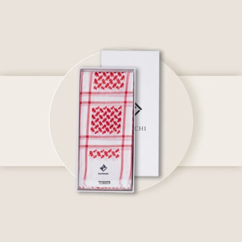 شماغ دافنشي الأول أحمر قديم