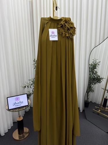 جلابية شيفون كموني