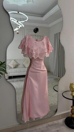 فستان ميد تفته باربي وردي