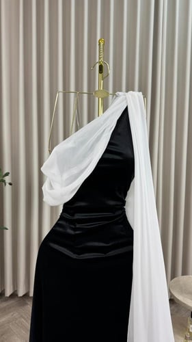 فستان طويل مخمل [ 4 الوان ]