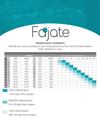 مشد فاجاتي للبطن و الظهر و المؤخرة الى اسفل الفخذ