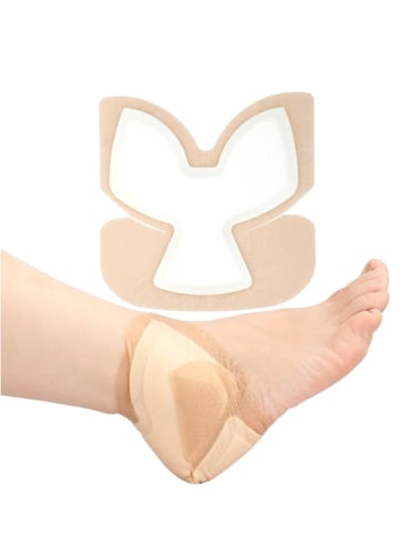 ضمادة سيليكون إسفنجية للكعب – 23.5 × 24.5 سم (عبوة...