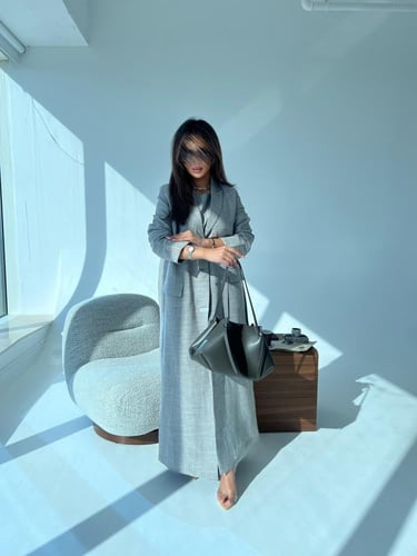 بليزر سوان - رمادي فاتح