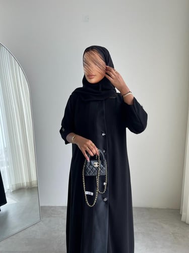 عباية هدب الاسود