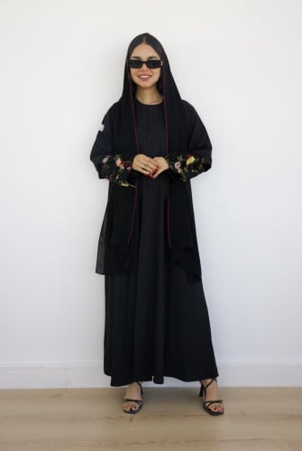 عباية هـبة(عباية ثلاث اكمام)