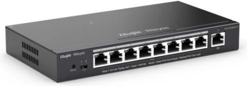 سويتش RG-ES209GC-P – 9 منافذ جيجابت مع 8 منافذ PoE+ | إدارة سحابية متطورة