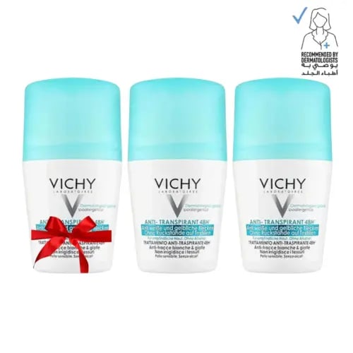 مزيل عرق فيشي رول الطبي (Vichy Anti-Stain) - حماية...