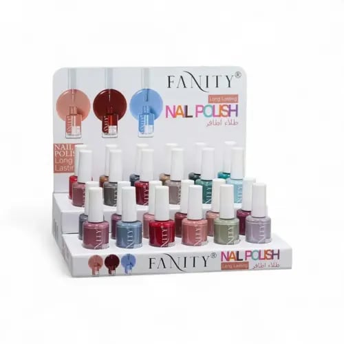 بوكس مناكير فانيتي الاحترافي 24 لون جذاب وثابت - 1...
