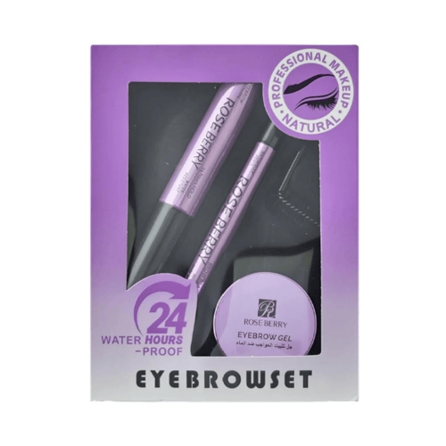 مجموعة الرسم وتثبيت الحواجب ضد الماء من روز بيري 3...