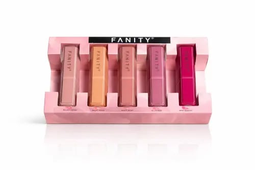 طقم أرواج فانيتي الكريمية المرطبة 5 ألوان - Fanity...