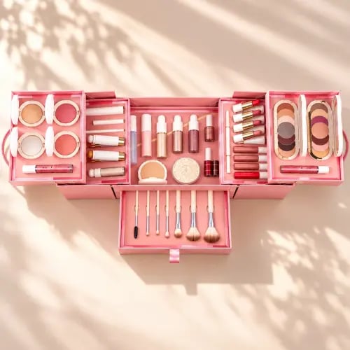بوكس مكياج بينكي روز الاحترافي | Pinky Rose Professional Makeup Box set