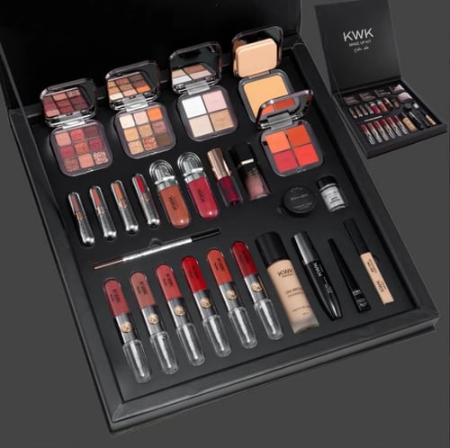 بوكس مكياج كامل KWK - مثالي للاستخدام اليومي