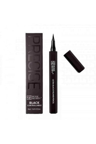 قلم كحل العين ايلاينر اسود فاحم من روز بيري
