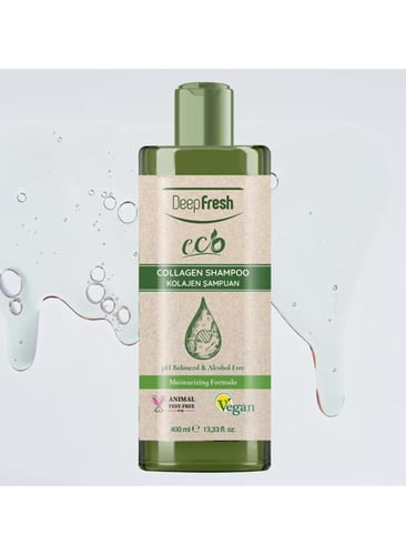 مجموعة ديب فريش ايكو التركية للشعر والجسم نباتية ب...