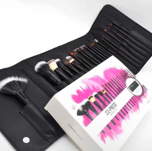 طقم فرش مكياج هارت بالم 22 قطعة منوعة