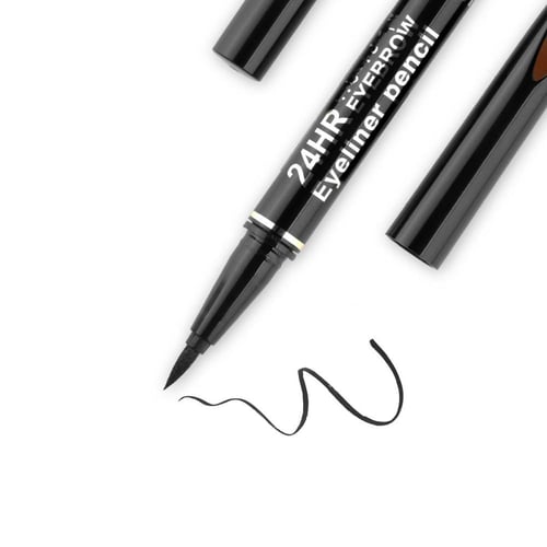 قلم آيلاينر وحواجب 2×1 من ريل بيوتي – ثابت 24 ساعة