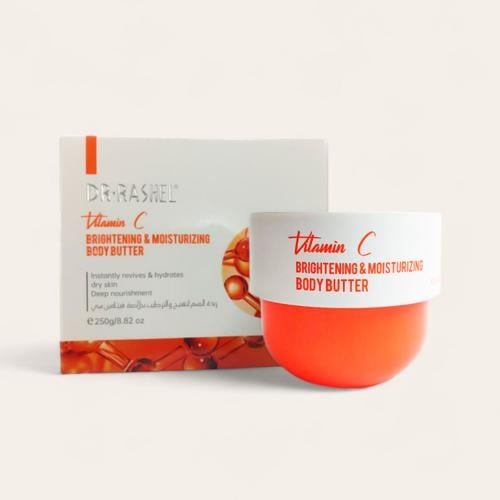 زبدة الجسم لتفتيح وترطيب الجسم بخلاصة فيتامين C من...