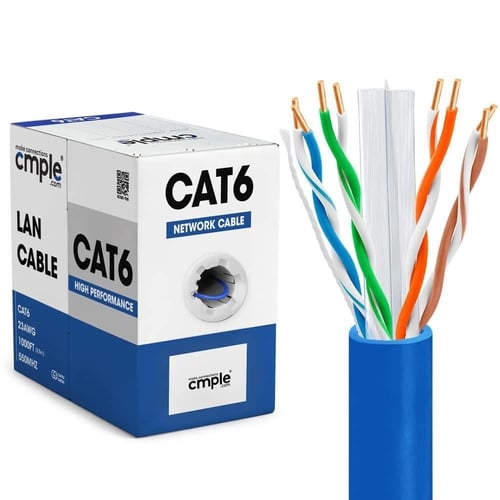 كيبل أنترنت كات 6 أزرق - CABLE INTERNET CAT6