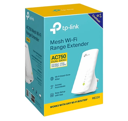 تي بي لينك اي سي750، موسع نطاق واي فاي مزدوج النطا...