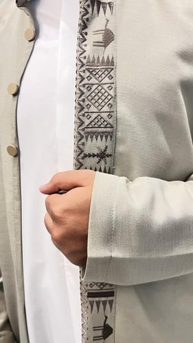 دقلة الشال السعودي (رجالي) غير مبطن