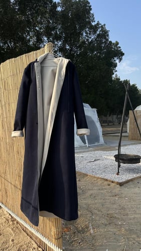 بالطو شتوي (رجالي - نسائي )جوخ وجهين مع امكانية اض...