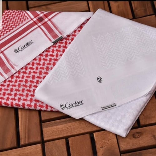 شماغ ابيض كارتير - CARTIER