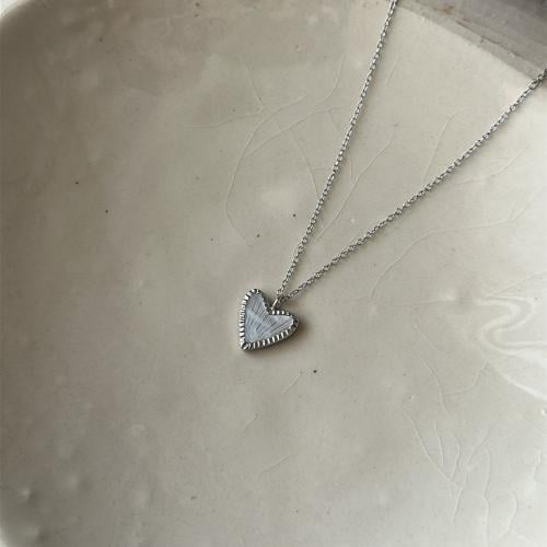 Heart Pearl Necklace