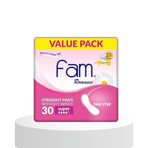 فام فوطه نسائيه بدون أجنحة حجم كبير - 30 فوطه