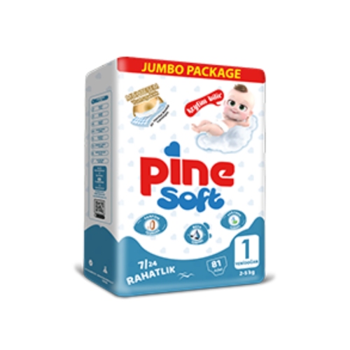 حفاضات أطفال باين رقم 1 حديثي الولادة 2-5 كجم (81...