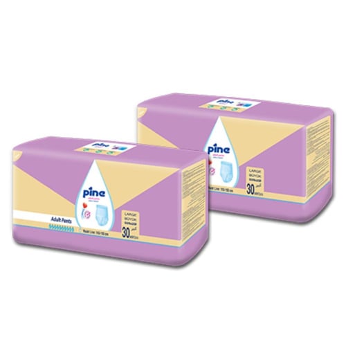 كلوت حفاضات باين كلوت 30ق لكبار السن pine مقاس (M...