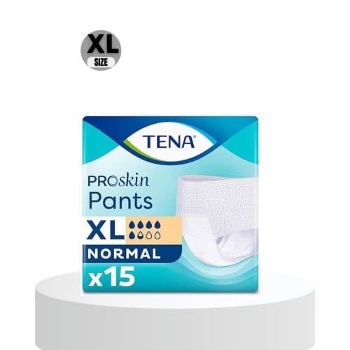 حفاضات نورمال كلوت لسلس البول للكبار، XL ، من 15 ق...