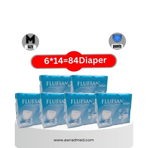 حفاضات فلوفسان ايطالي كلوت 14 ق M(كرتون)