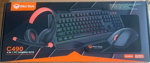 لوحة مفاتيح ، ماوس ، سماعة رأس ، ماوس باد MEETION