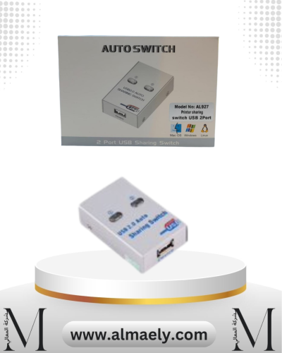 مفتاح مشاركة الطابعة بمنفذين